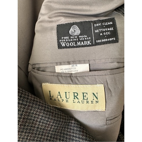 Vintage Ralph Lauren Oversized Wool Blazer Fits US 12/14 - Picture 3 of 6